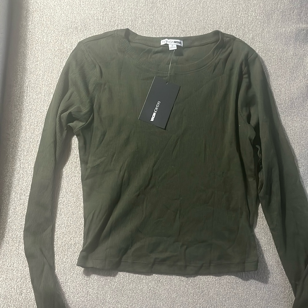 Fashion nova waiting for you crop top